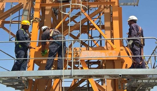 مونتاژ تاور کرین